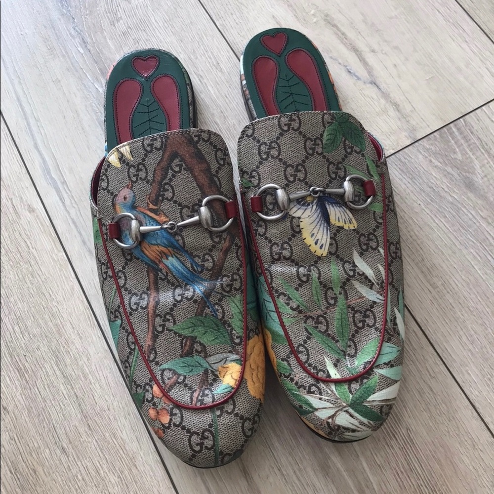 Gucci Princetown GG Men’s Mules Canvas Shoes